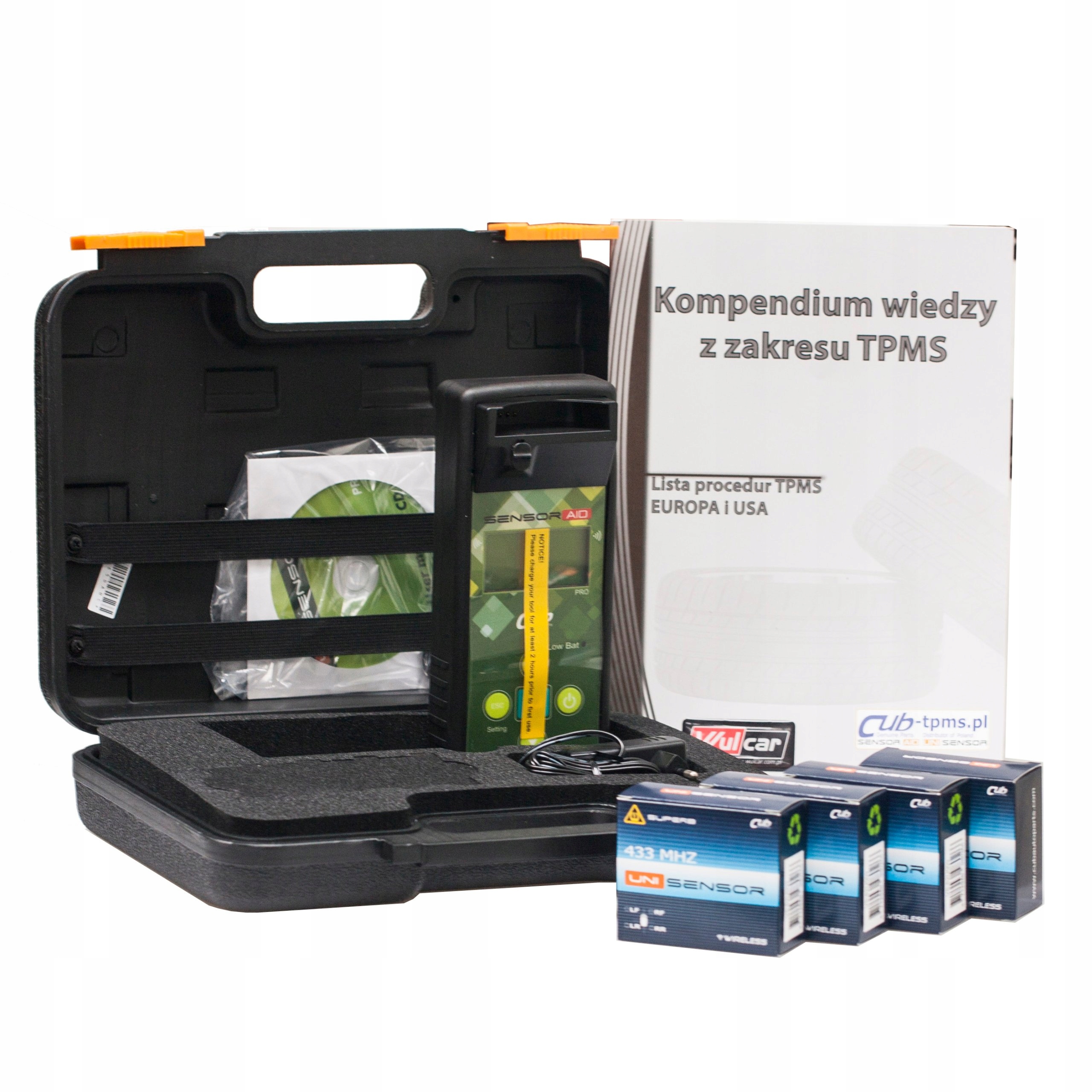 Programátor snímačov Tpms Cub +4 snímače kniha