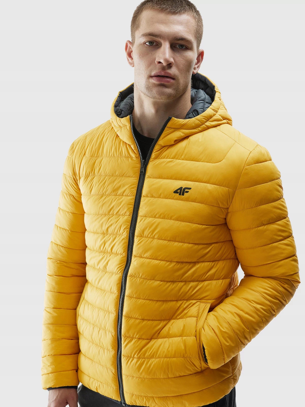 4F KURTKA MĘSKA DWUSTRONNA PRZEŚCIOWA WIOSENNA JESIENNA PUCHOWA 2W1 Marka 4F