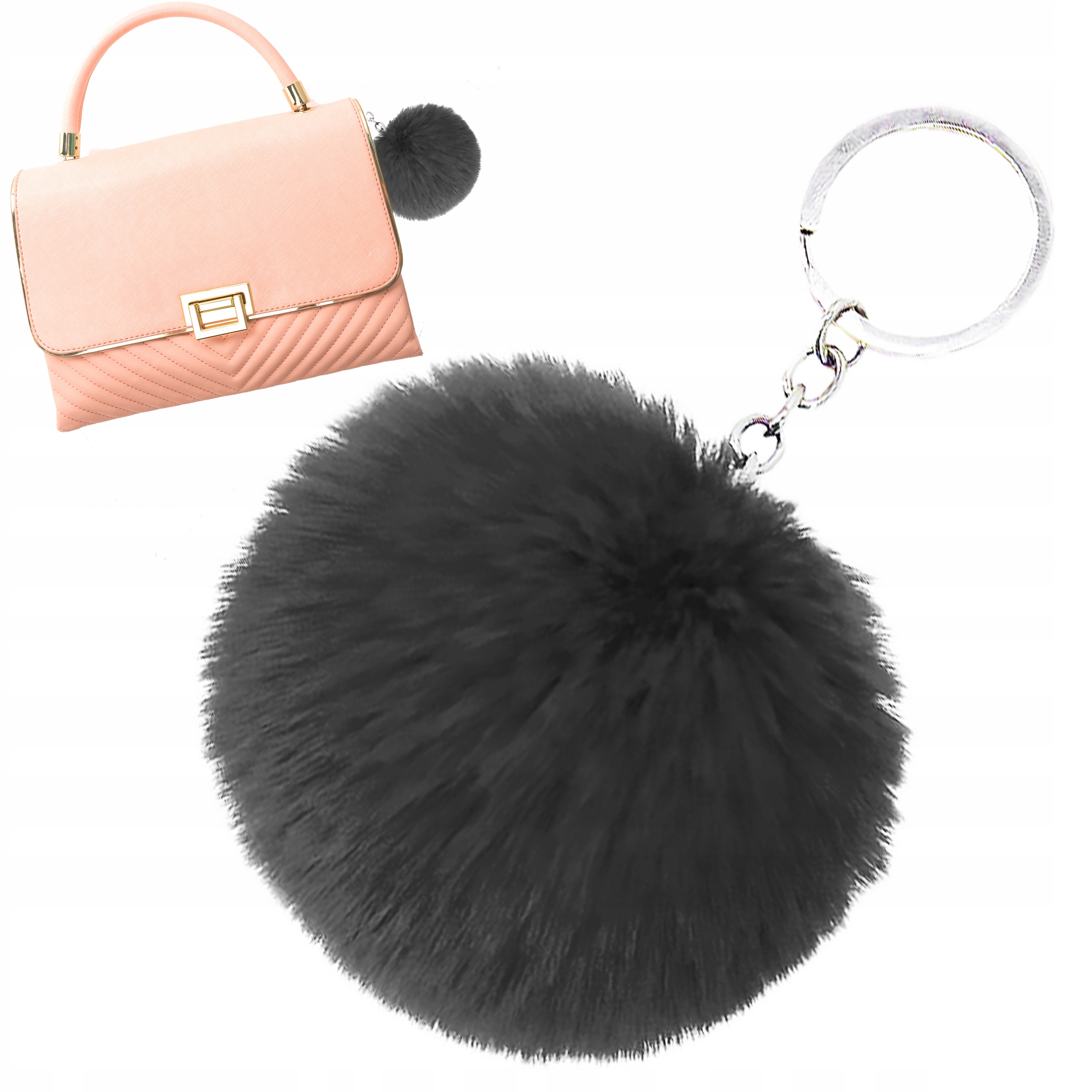 

Pompon Brelok Zawieszka Puszek Do Kluczy Torebki