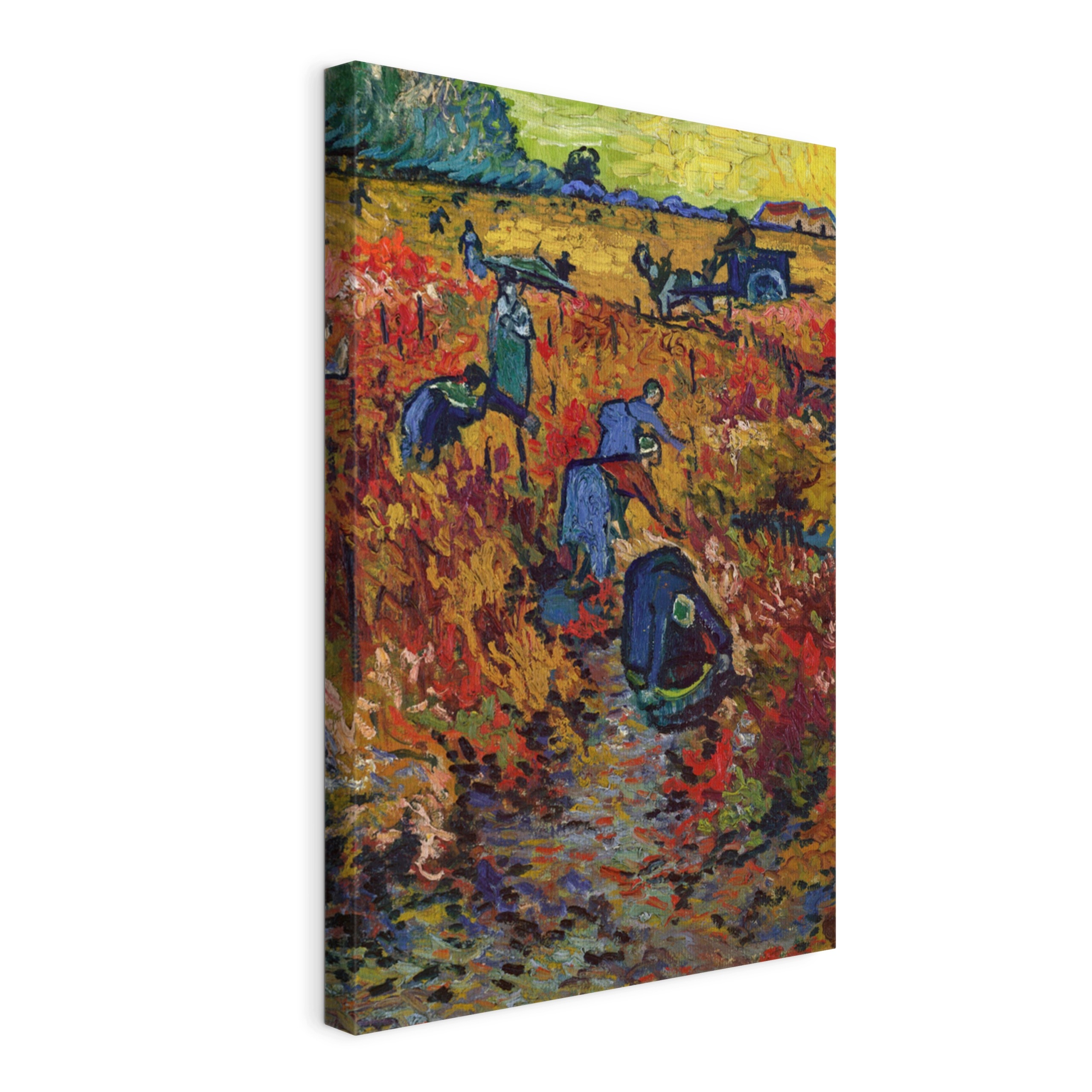 Obraz na plátně Vincent van Gogh Červená vinice 60x90 cm
