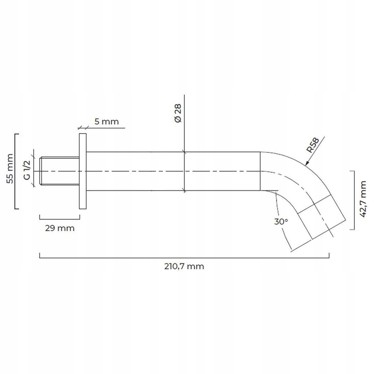 WYLEWKA WANNOWA ZŁOTA MAT OLTENS MOLLE Marka Oltens