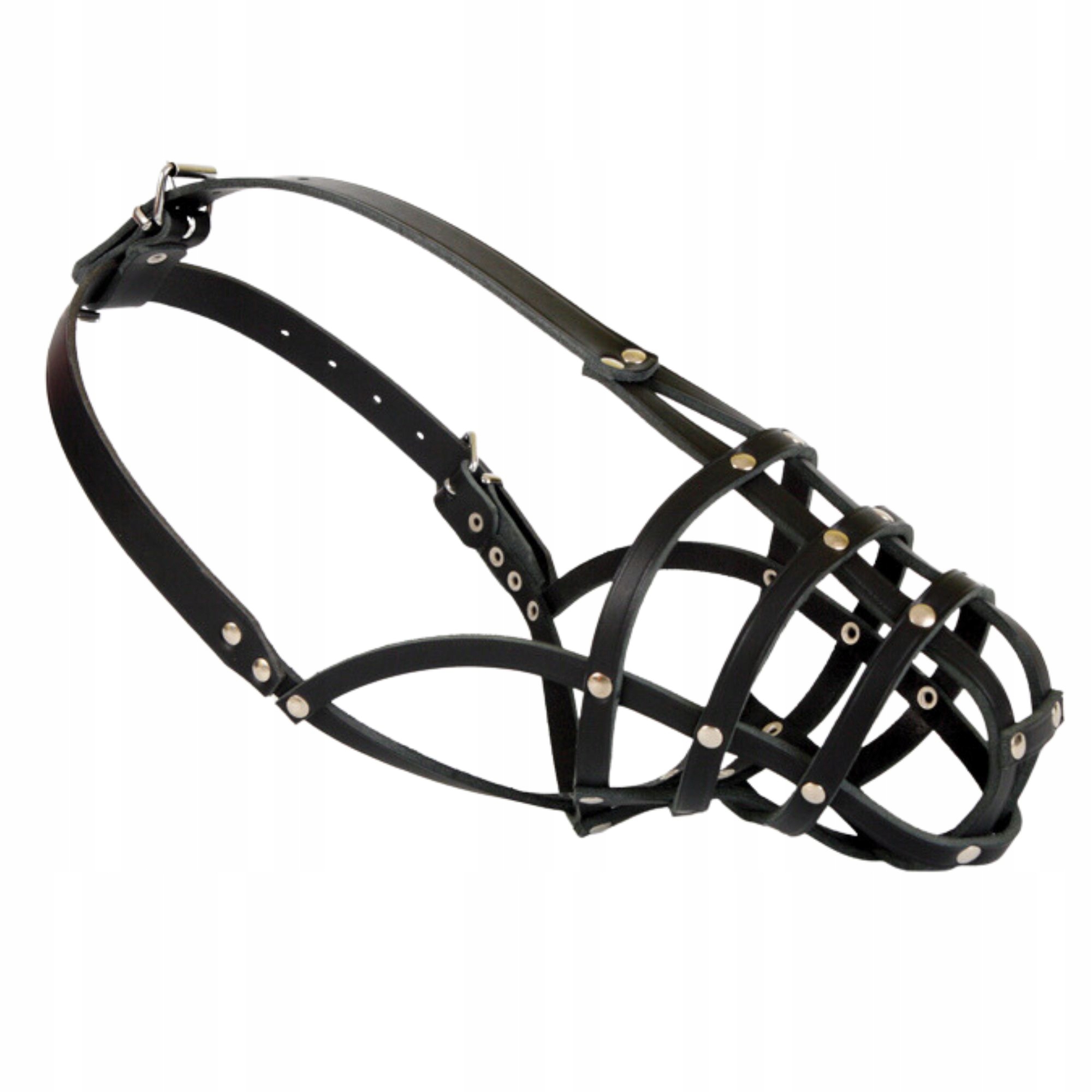 Dingo Nýtovaný Kožený Náhubek Č. 2