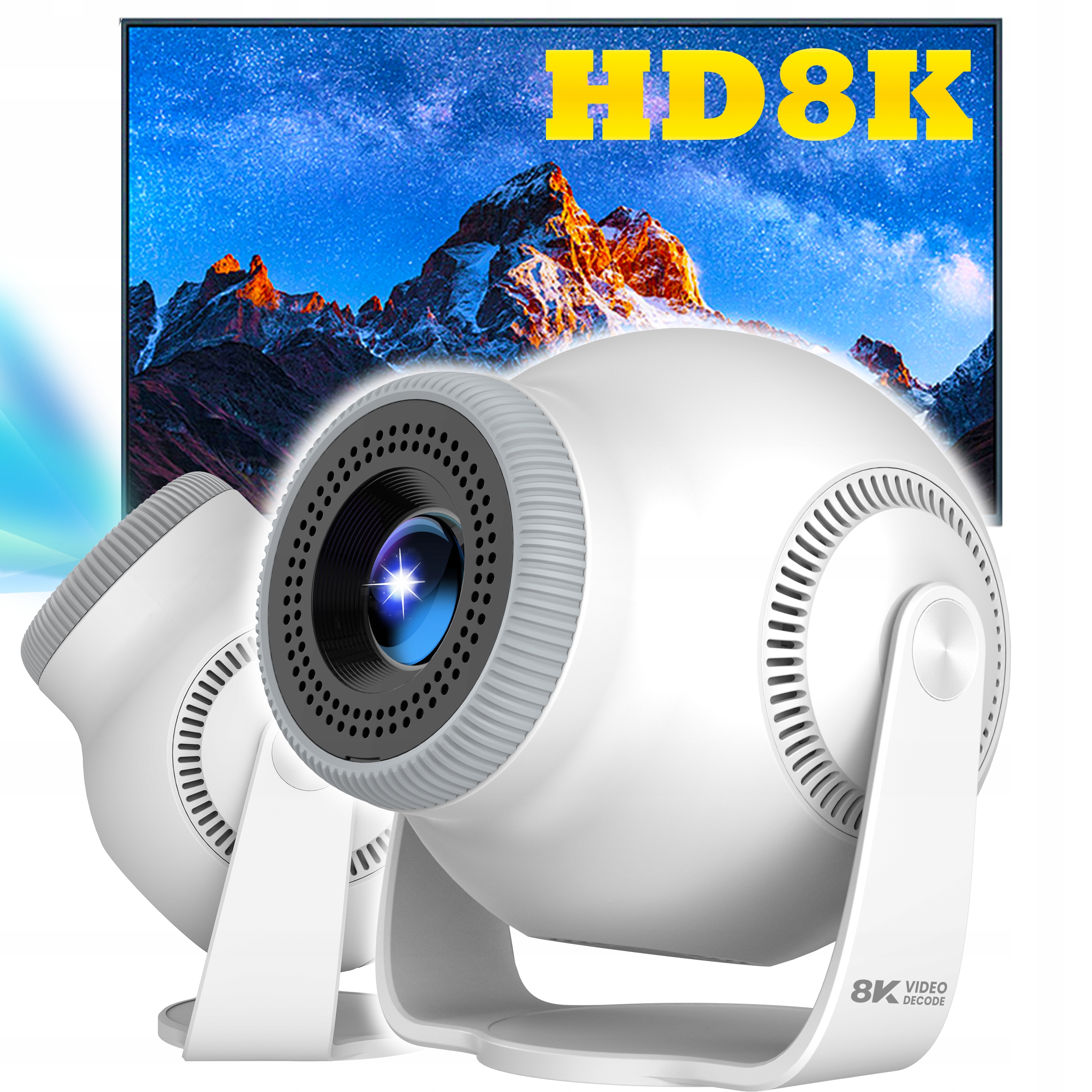 Ciron TP360 Multimediální projektor Android WiFi6 Bt Led 200ANSI