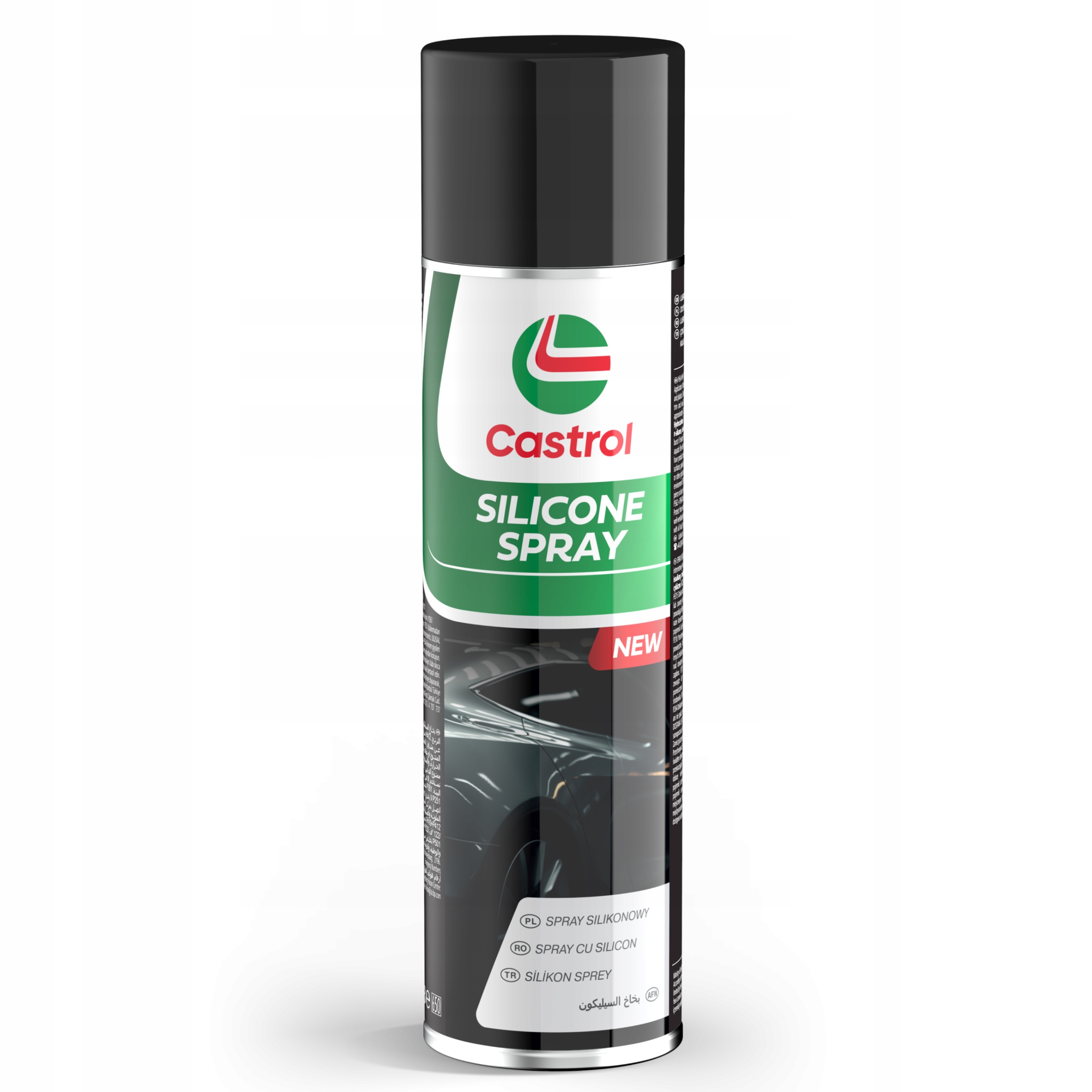 Castrol Silikon W sprayu Smaruje Chroni Ruchome Części Car Care 500ml