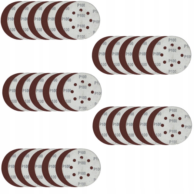 

Papier Ścierny Na Rzep Krążki 125mm P100 50 szt