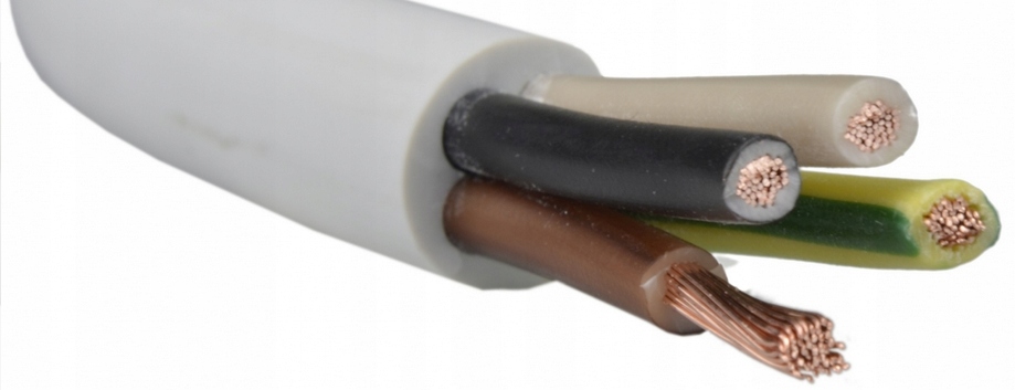 Przewód elektryczny (linka), OWY 4x1 1m