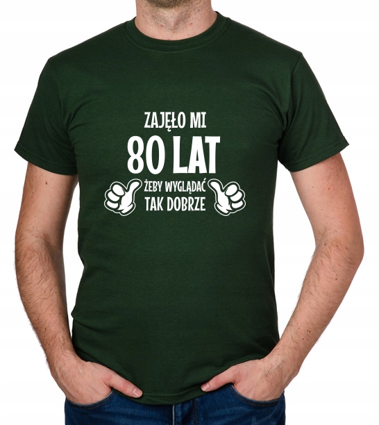 

koszulka Prezent Na 80 Urodziny Lat prezent