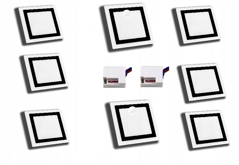 

Zestaw 6xOprawa Schodowa+2xOprawa Czujnik Ruchu