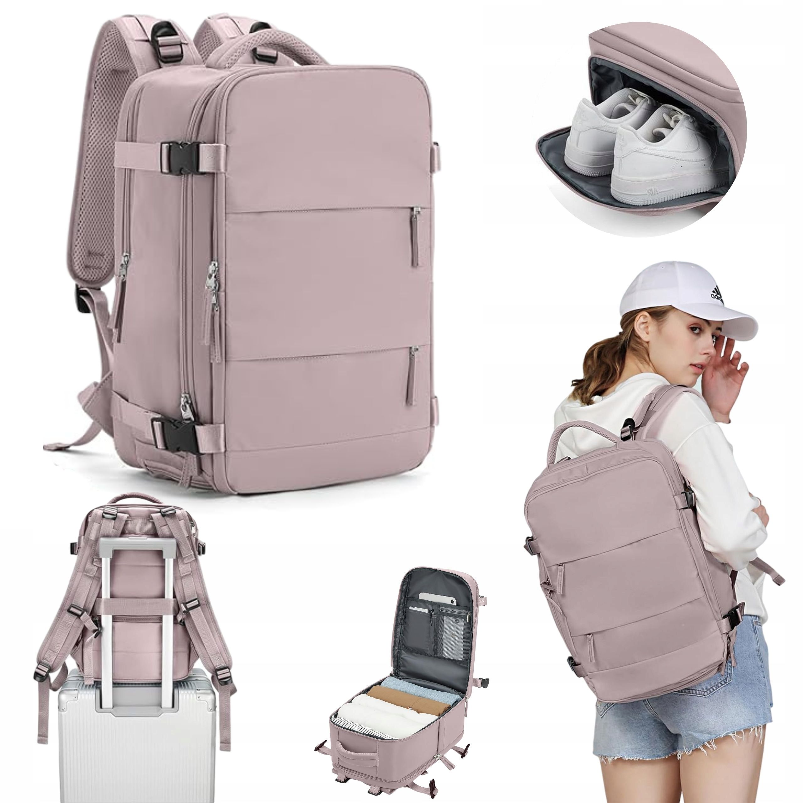 Cestovní taška do letadla 40x20x25 cm – Malé příruční zavazadlo Wizzair Ryanair