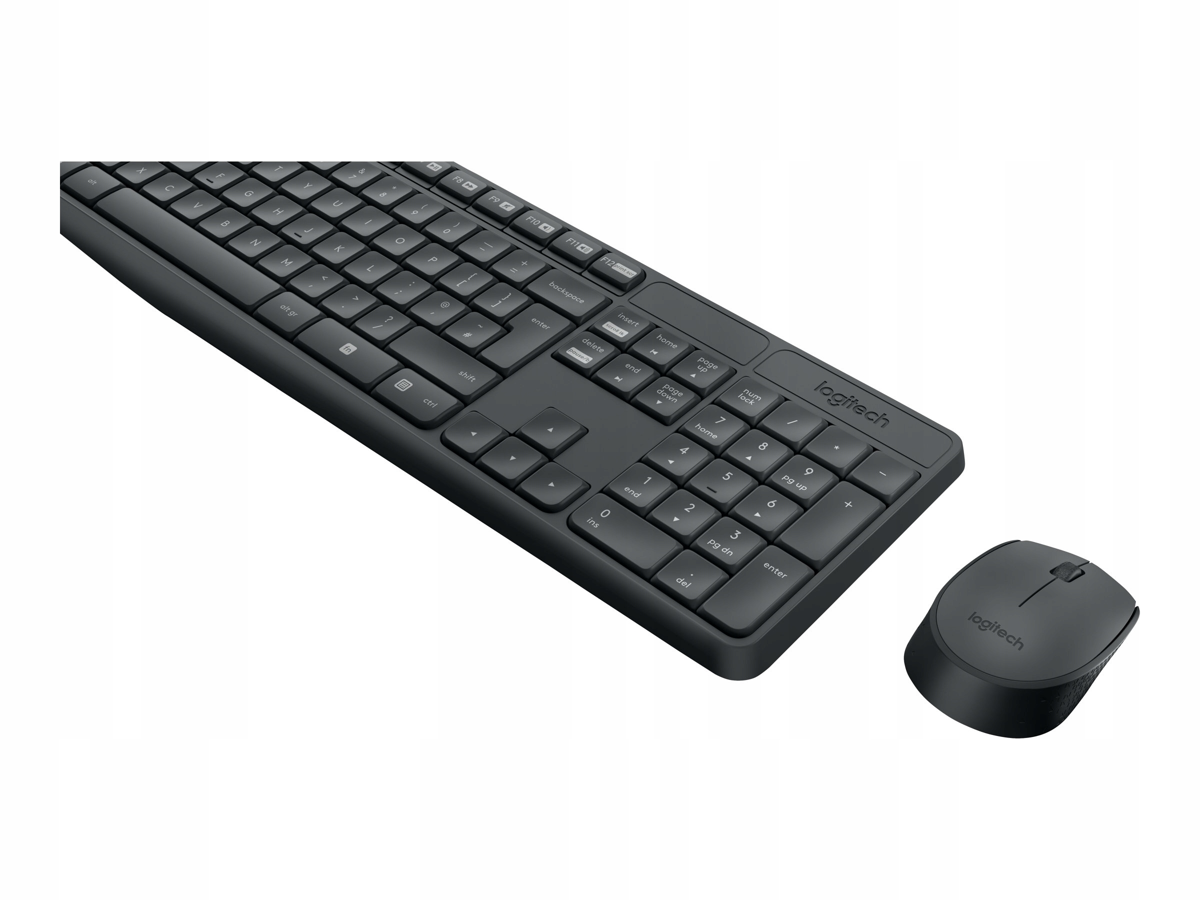 Klávesnice s myší Logitech Wireless Combo MK235, Cz šedá (920007933)