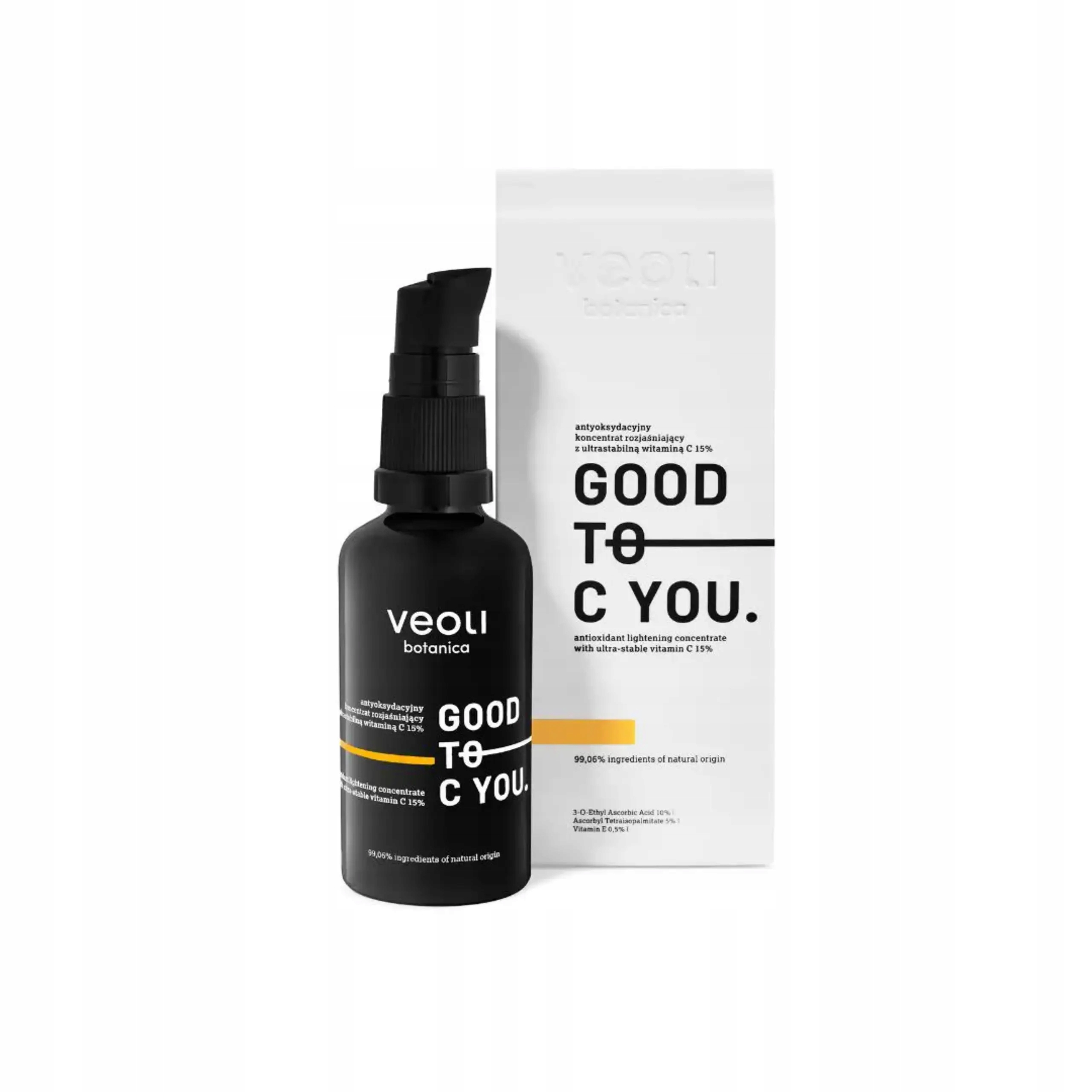 Veoli Botanica antioxidační koncentrát rozjasňuje