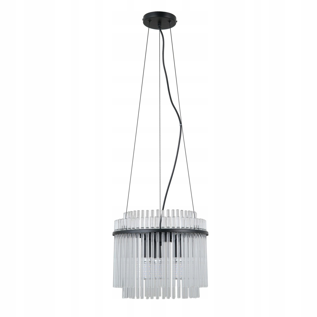 Bonte PND-40929-3A-BK Moderná závesná lampa v štýle glamour