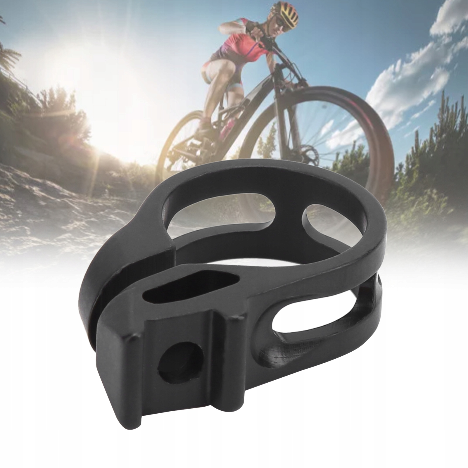 OBEJMA MANETKI ZACISK DO MANETEK ROWEROWYCH CZARNY Stan opakowania oryginalne