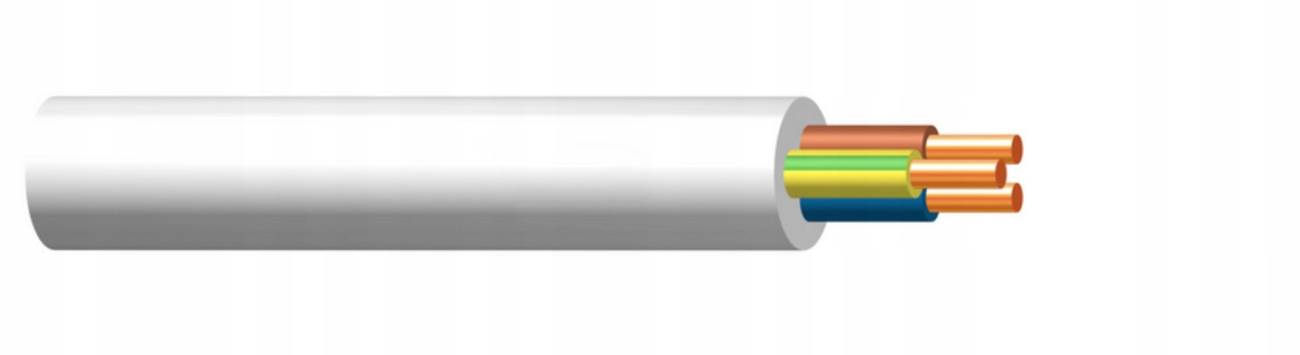 Kruhový inštalačný kábel Ydy 3x2,5 mm2 Nkt cena za 50 m