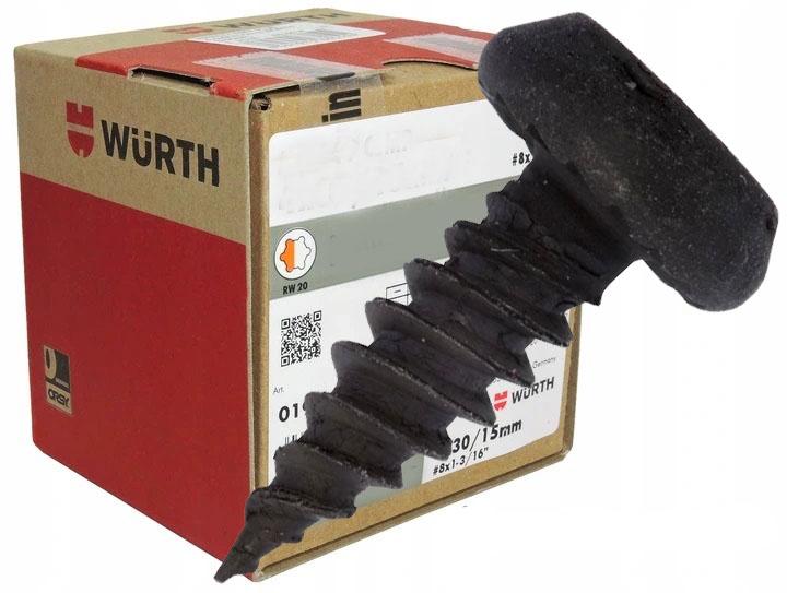Wurth šrouby blechy ostré GK-H2 3,9x13,5 2000 kusů