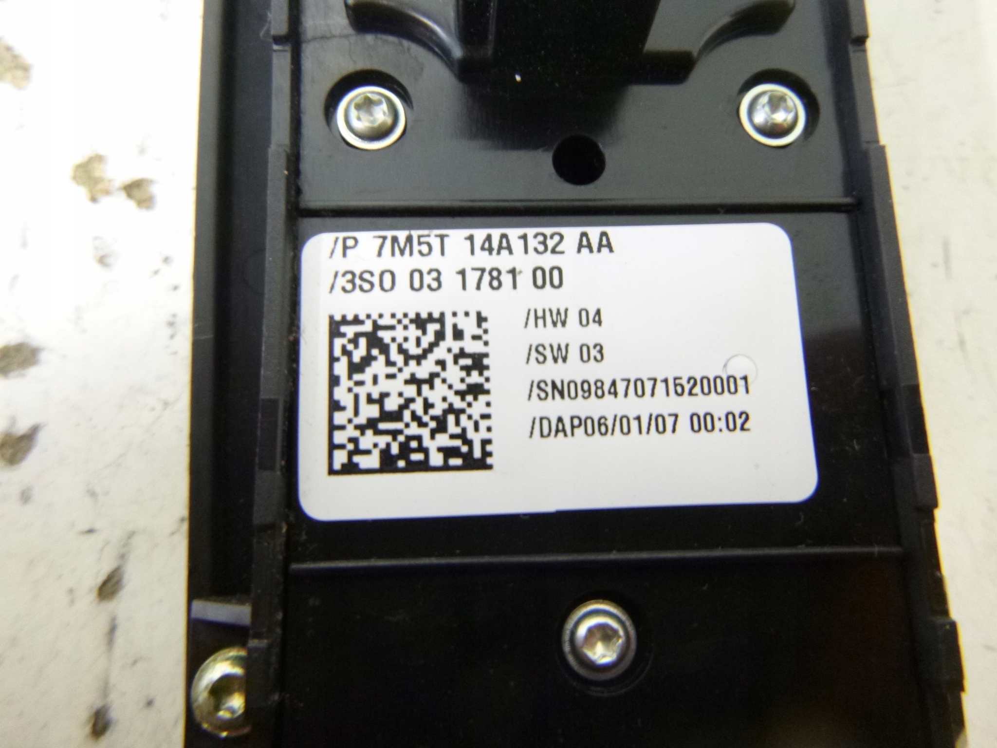 Bouton panel Vitre Gauche Ford C MAX 2007r. 7M5T-14A132AA