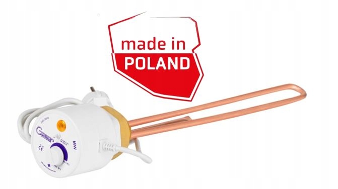 Ohřívač Gwarant pro bojler s termostatem 1500 W 1,5 kW 5/4 mosazný