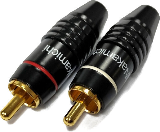 

Wtyk Złącze Rca Cinch Nakamichi Hq 24K Gold 2szt