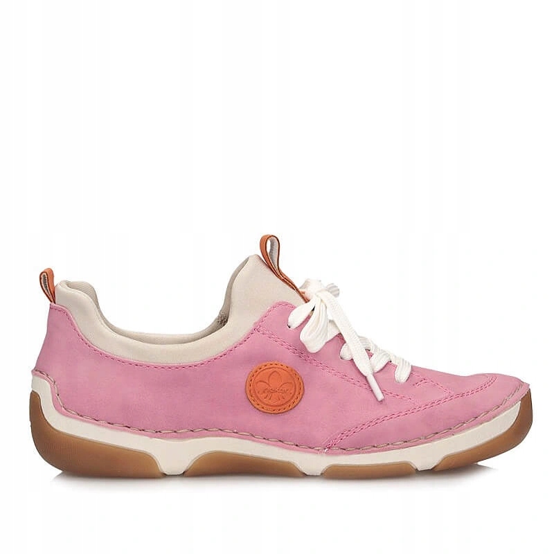 Dámské polobotky Rieker 55950-31 růžové, nazouvací