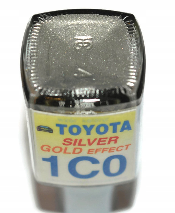 TOYOTA 1C0 SILVER GOLD LAKIER ZAPRAWKA DO RYS ARA 10 ML