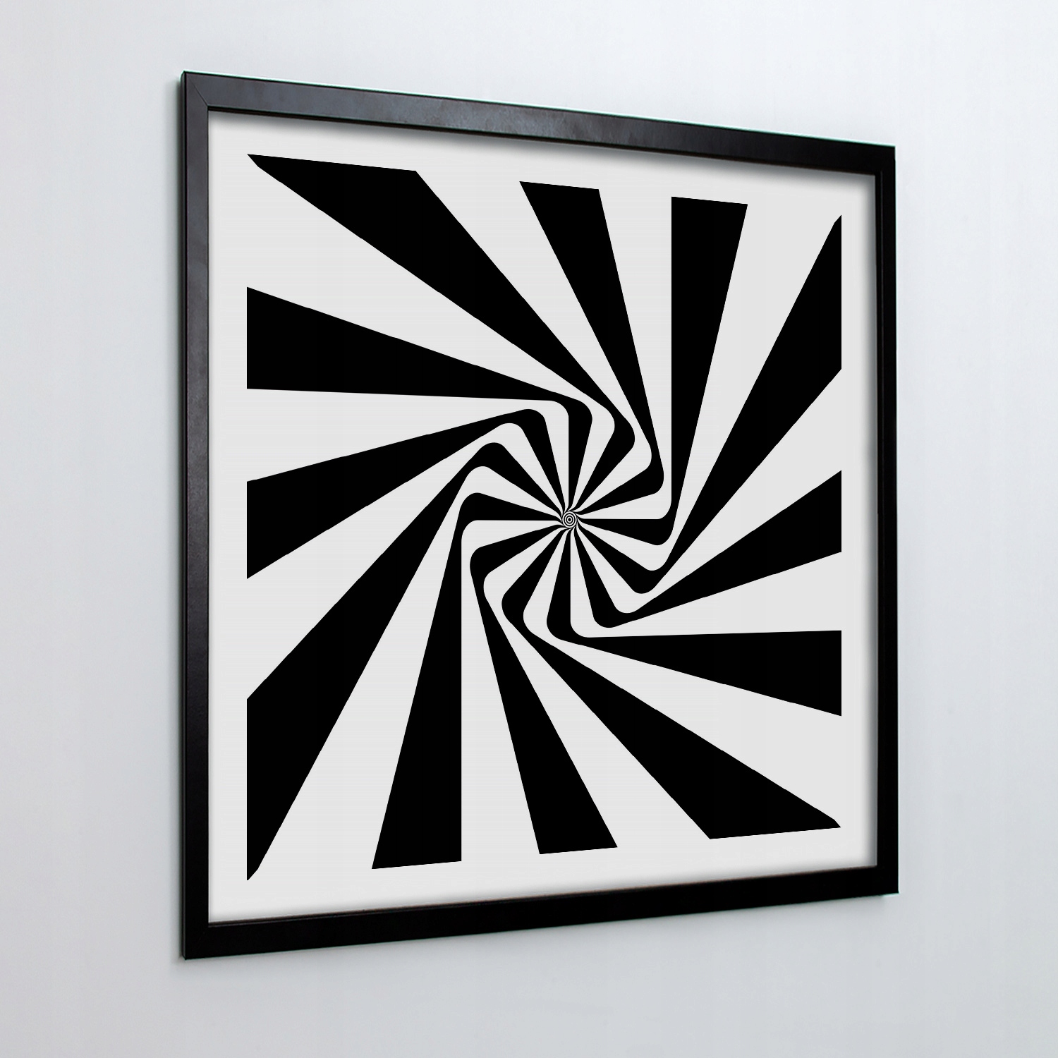 Nástěnný obraz s rámem Abstrakce iluze 3D 50x50 cm