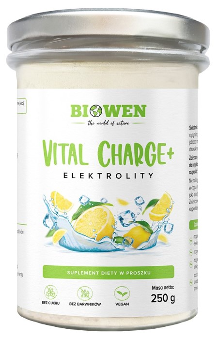 Elektrolity Vital Charge 250g Biowen Nawodnienie Zdrowe kości Potas Magnez