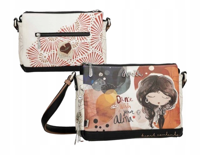 Anekke Alma Damska Torebka Trzykomorowa Listonoszka 40703-184