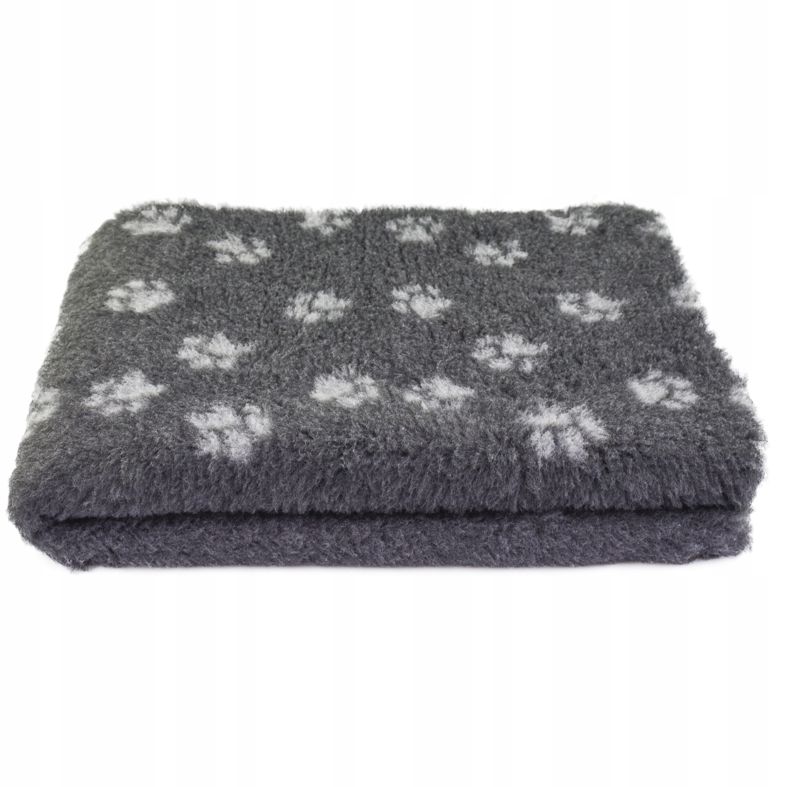 Levně Blovi Dry Bed VetBed B pelíšek Potah 150x100cm Tmavě Šedé Tlapky
