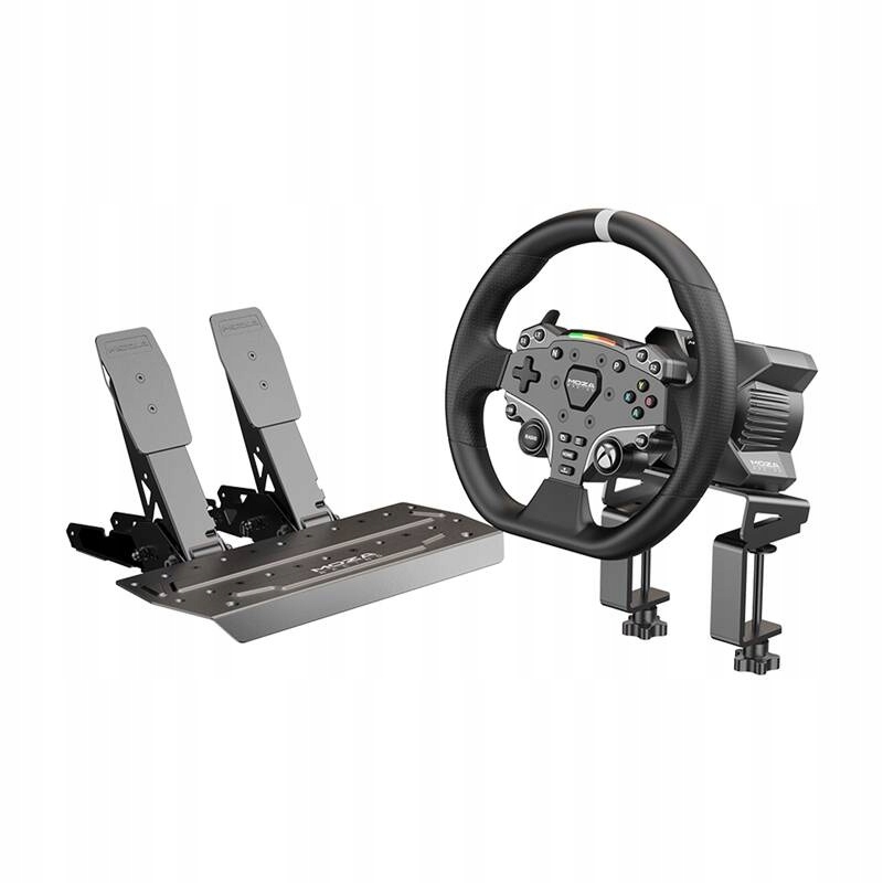 Herný set – základňa R3 volant Es pedále SRP-Lite svorky Moza