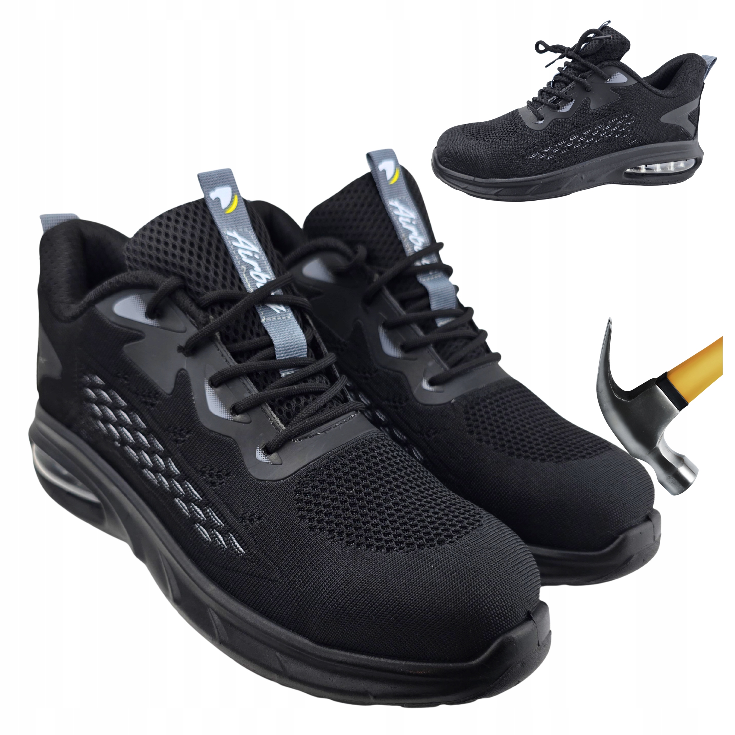 Buty męskie damskie robocze półbuty sportowe ochronne z Podnoskiem Bhp 41