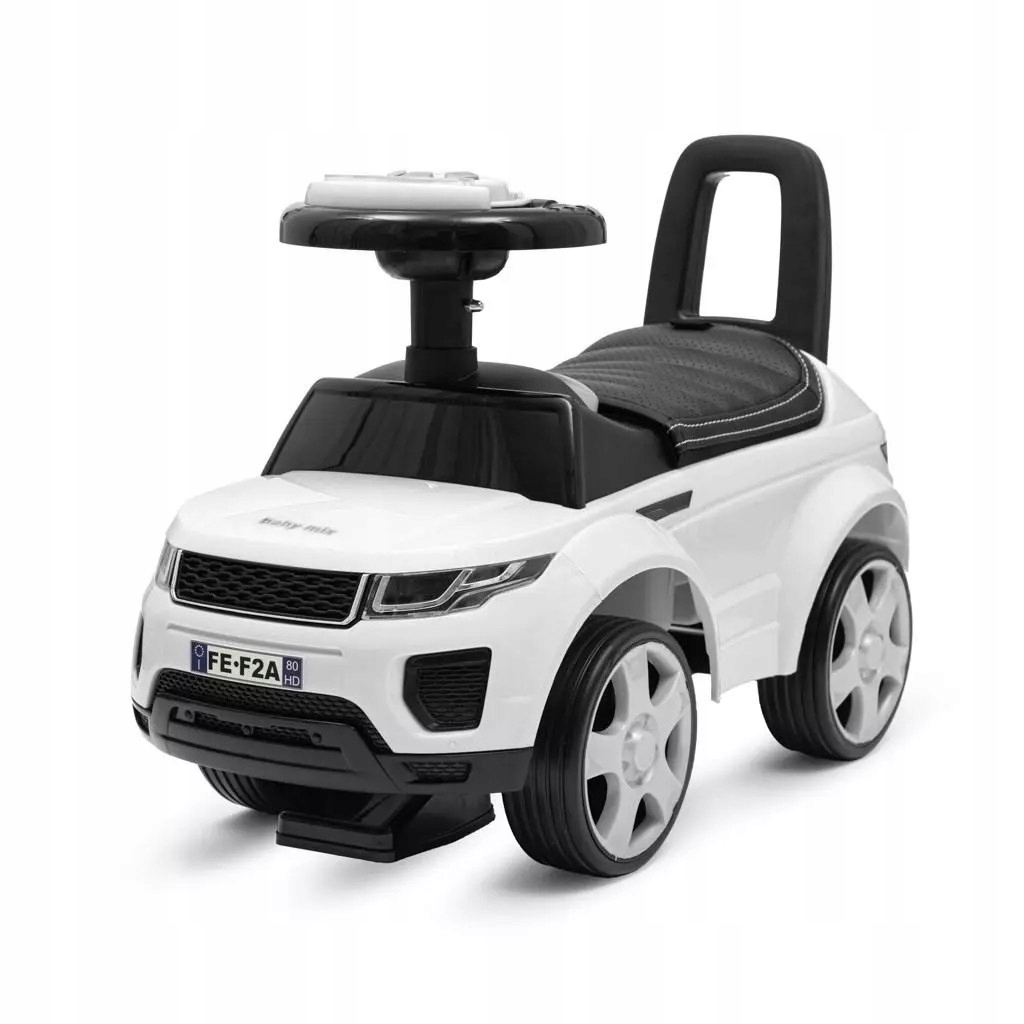 Jeździk Suv ekoskóra Prime biały Baby mix