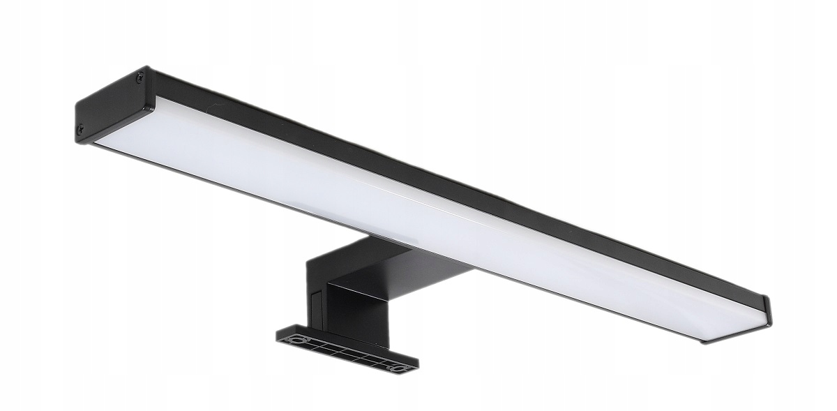 Lampa Led łazienkowa czarna 12W 60cm na lustro szafke