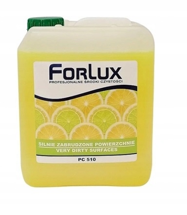 Płyn do silnie zabrudzonych powierzchni Cytryna 5 l PC510 skuteczny Forlux