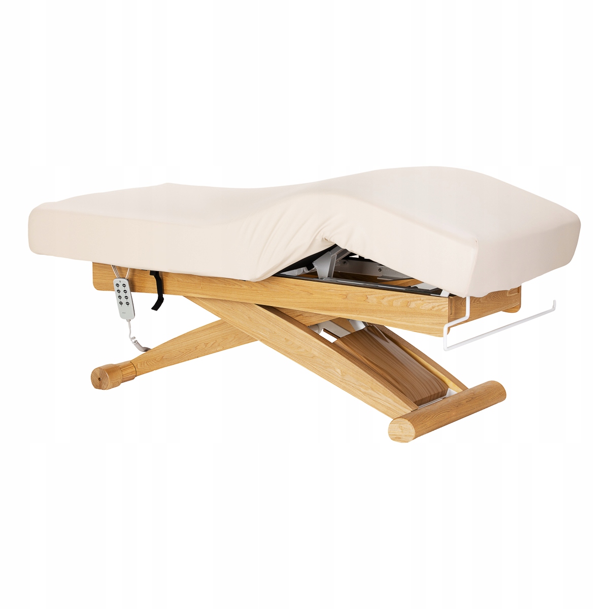 Spa lehátko Sillon Siesta krémové s světle hnědou základnou