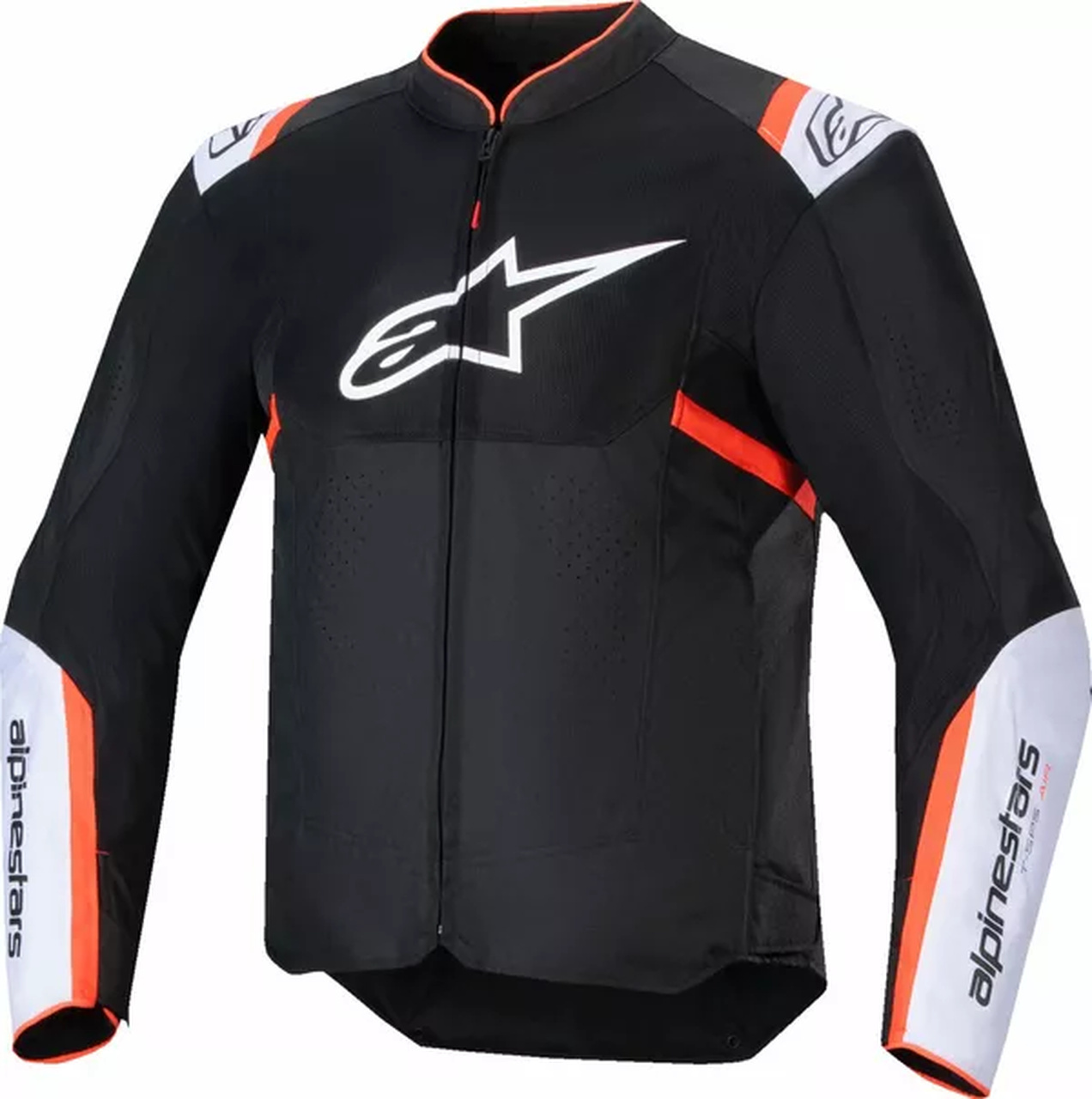 Textilná bunda Alpinestars T-sps Air v2 čierna/biela/červená fluo M
