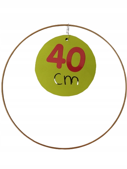 Obręcz/METALOWA/ ZŁOTA/MAT/KÓŁO|Łapacz snów|40 cm Makrama drut 2,8 mm