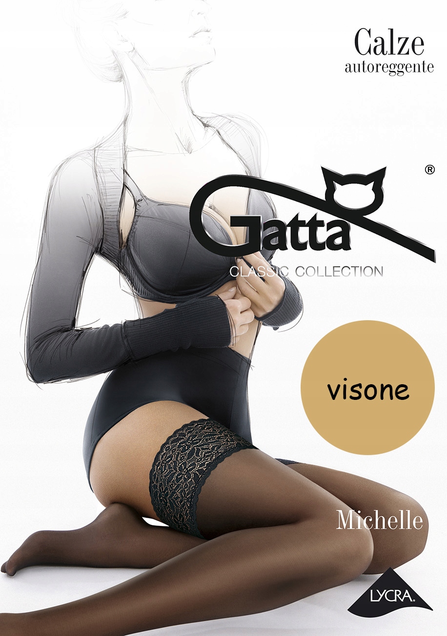 

Gatta pończochy samonośne Michelle visone 5/6
