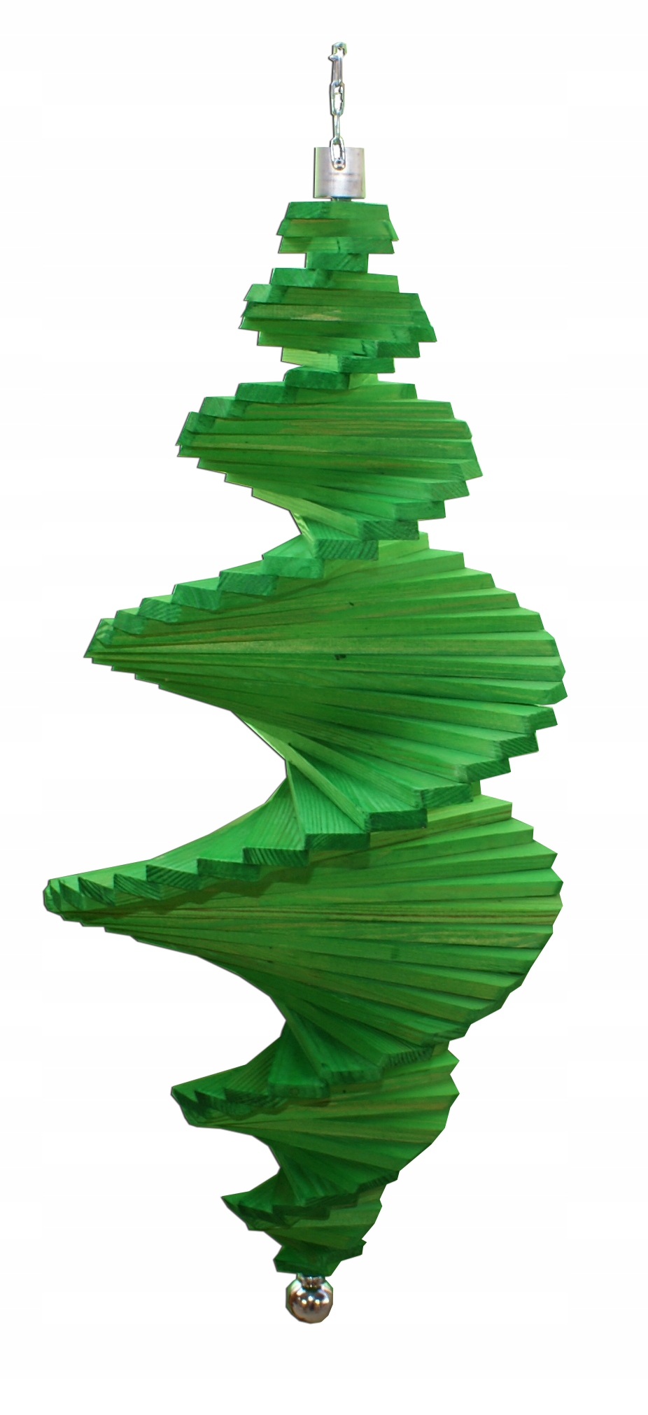 Svěrák kuželový zahradní větrný mlýn ozdoba dřevo