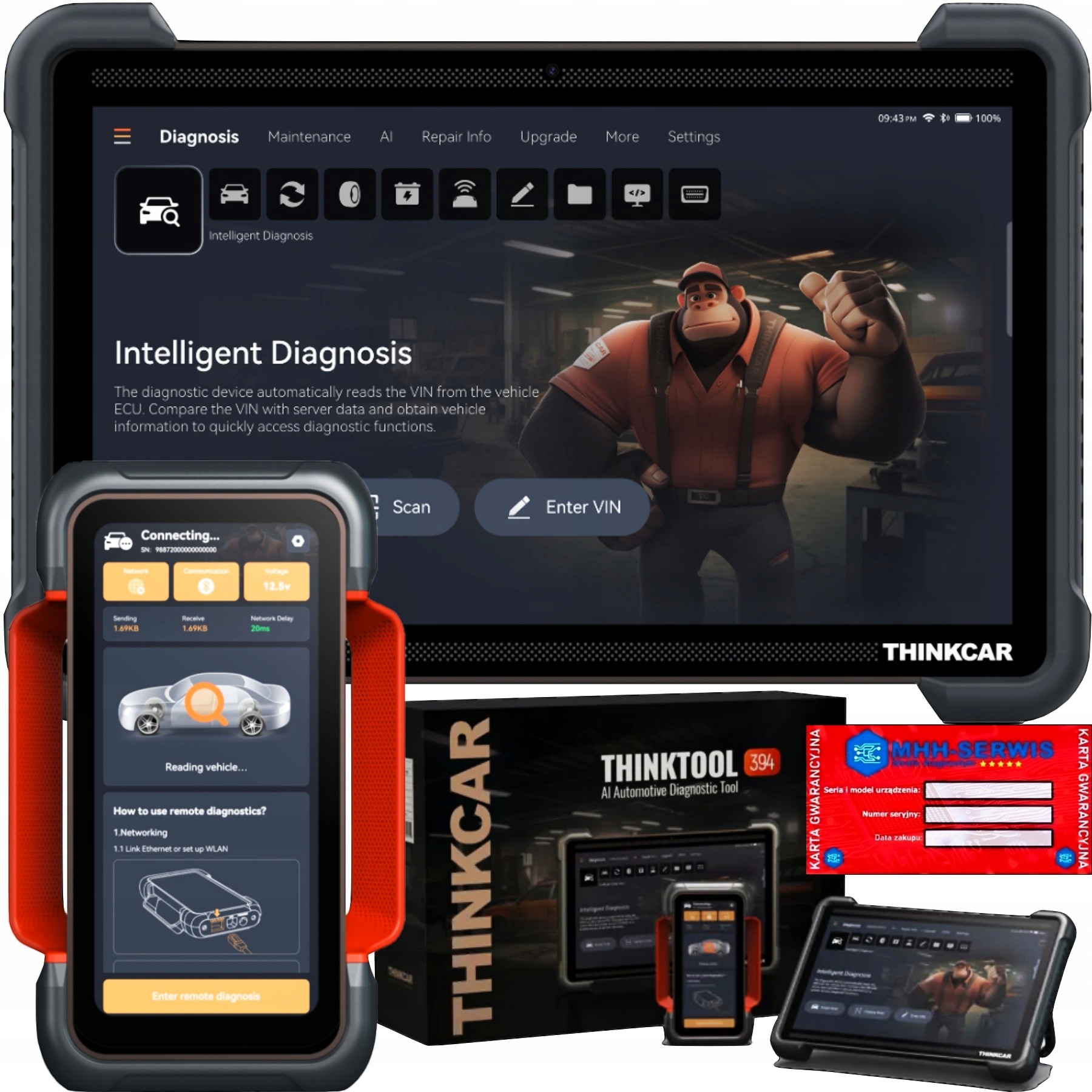 THINKTOOL EXPERT 394 2 LATA UPDATE OSOBOWE BUSY DOSTAWCZE ELEKTRYCZNE SGW