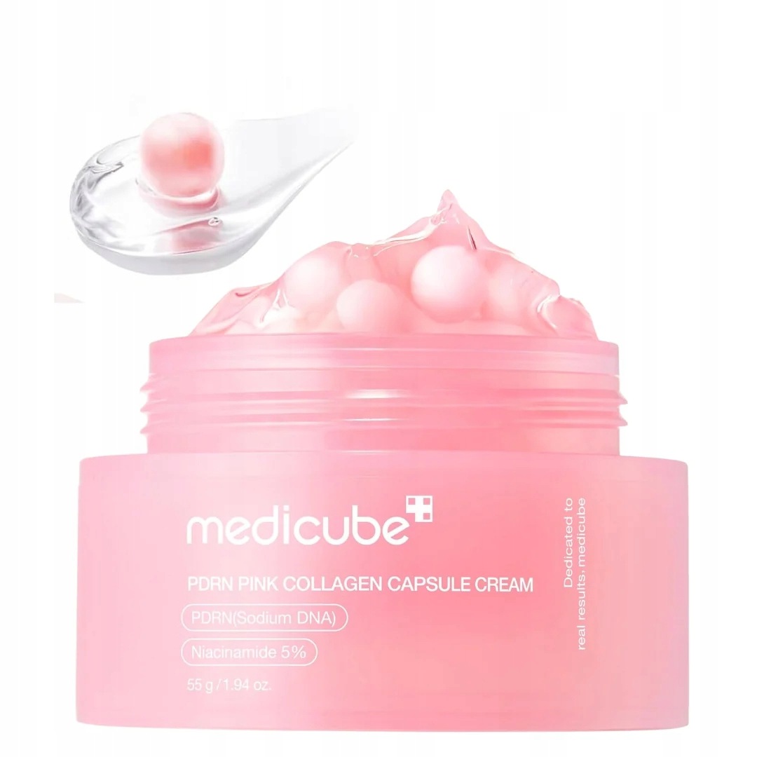 Medicube Pdrn Pink Collage Cream, 55 g Kapsułkowy krem do twarzy