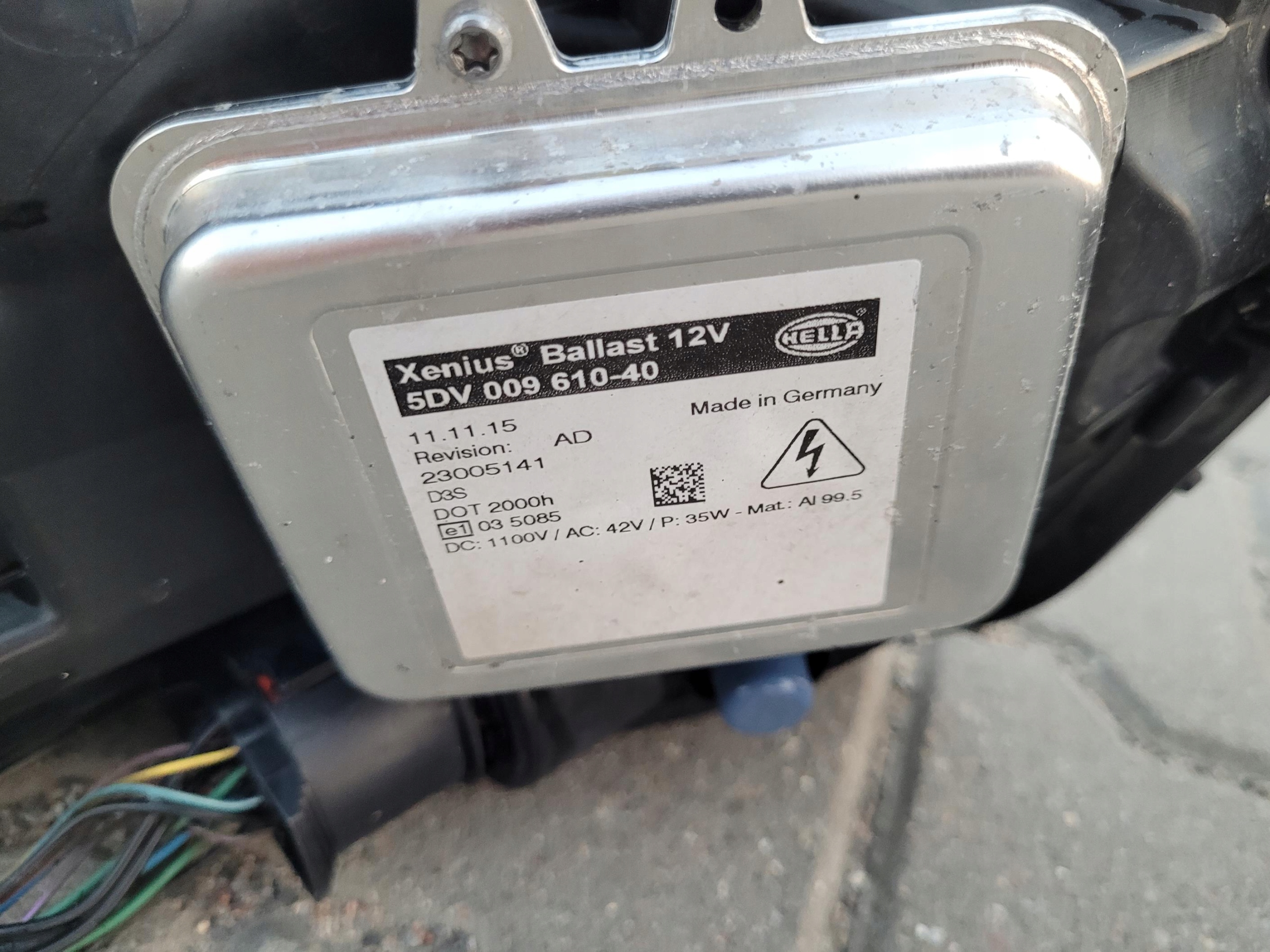 light front front left right XENON LED 11PIN EUROPA JAGUAR XE X760