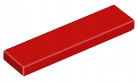 

Lego Tile 1x4 Czerwony Red 2431 Nowy