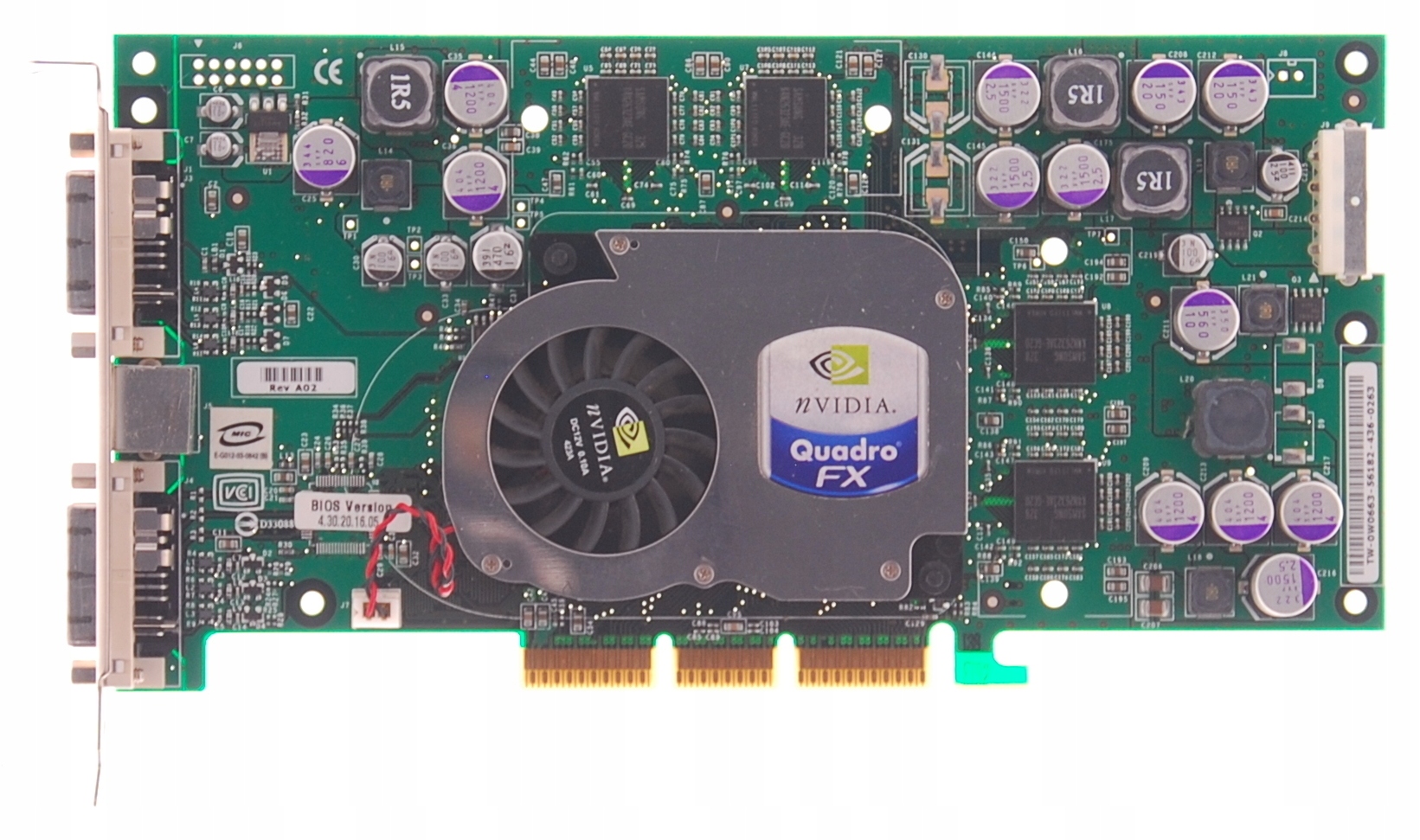 Karta graficzna NVIDIA Quadro FX 2000 GDDR2