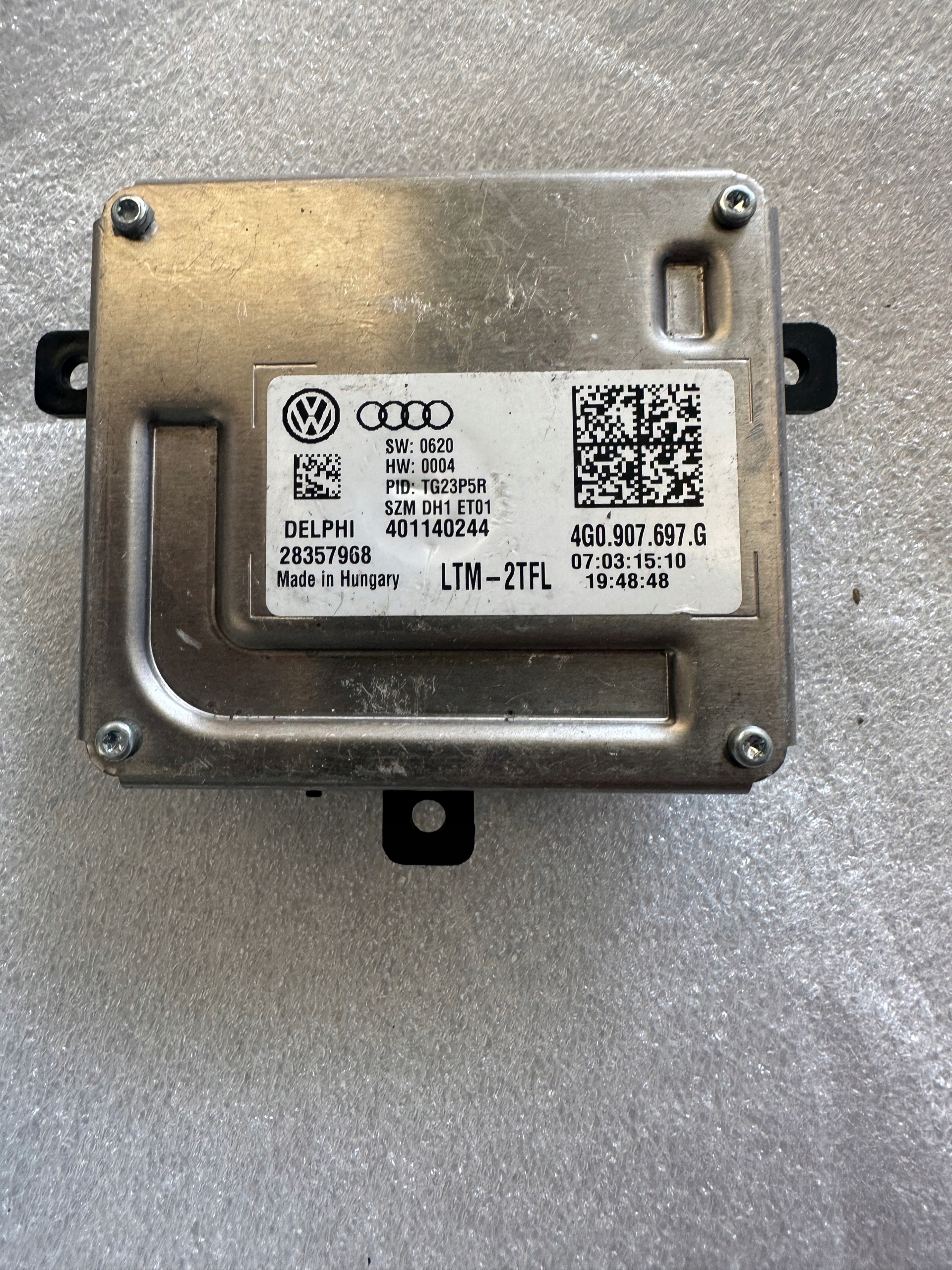 Przetwornica moduł led Volkswagen OE 4G0907697G....