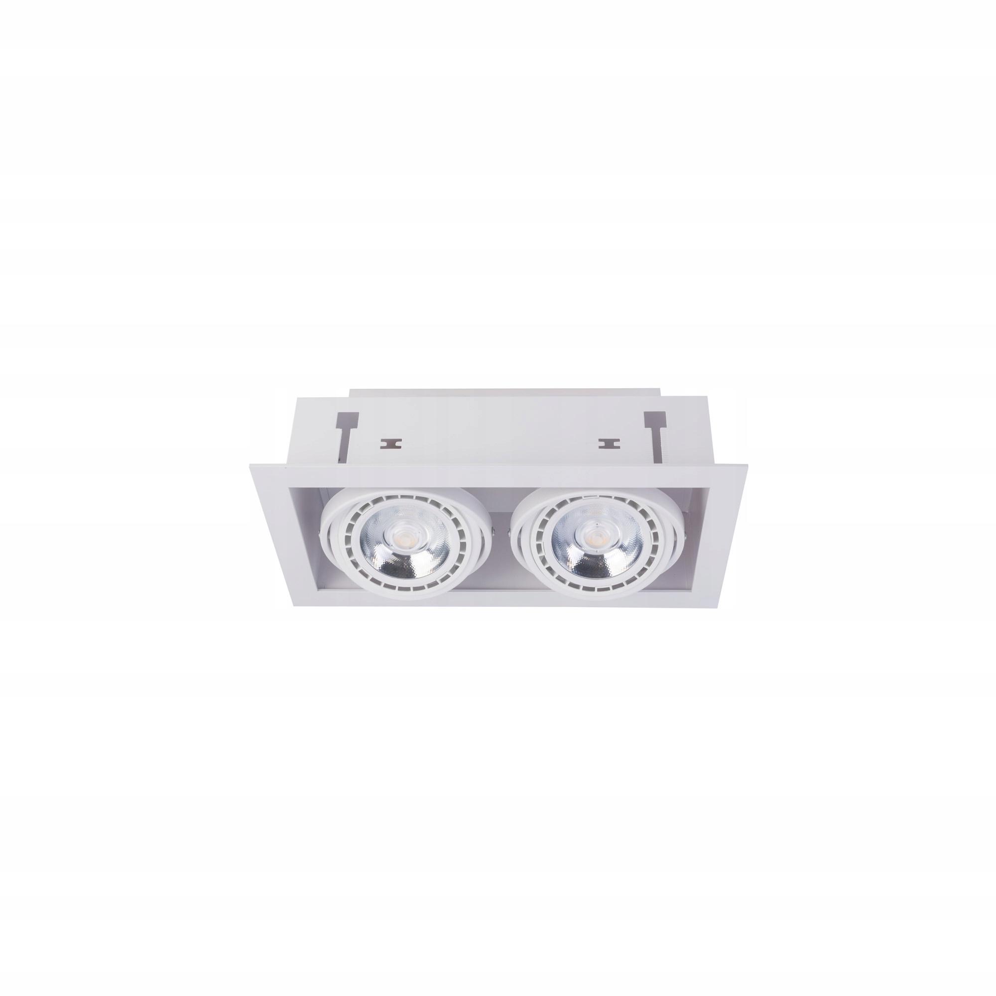 Vestavné stropní svítidlo Nowodvorski Downlight 2xGU10 bílé 12,5 cm moderní