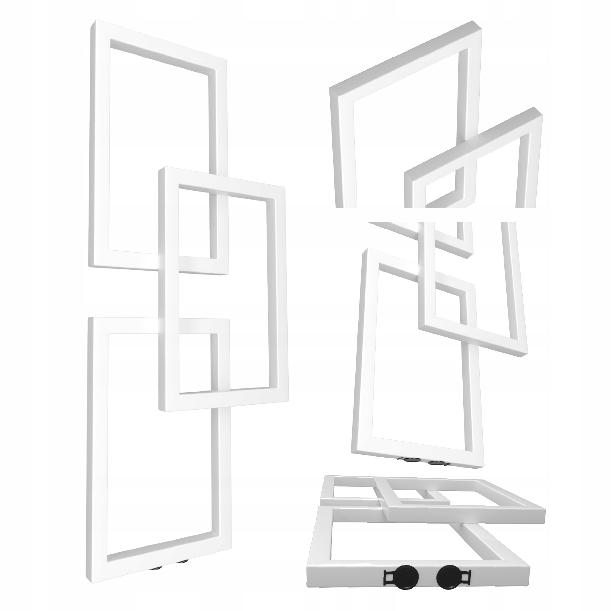 Dekorativní radiátor Mantra III 990x450 Bílý Lesk