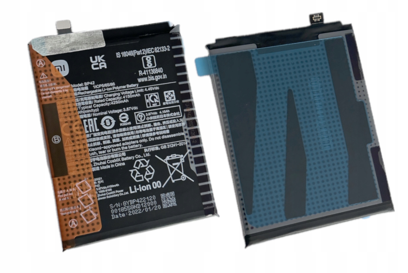 Oryginalna bateria akumulator Xiaomi Mi 11 Lite Mi 11 Lite 5G BP42