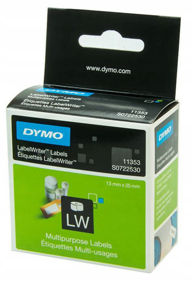 Bílé Dymo Etikety S Odolnými Nálepkami