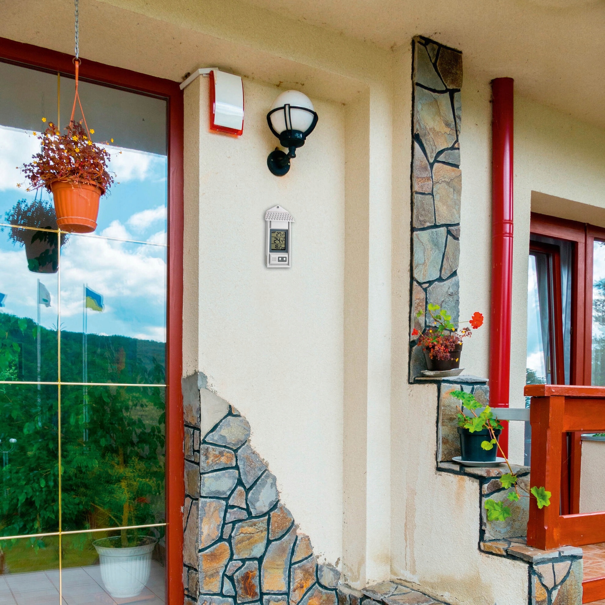 TERMOMETR MIN-MAX CYFROWY WEWNĘTRZNO-ZEWNĘTRZNY TFA DOSTMANN GERMANY Kod producenta 30.1039