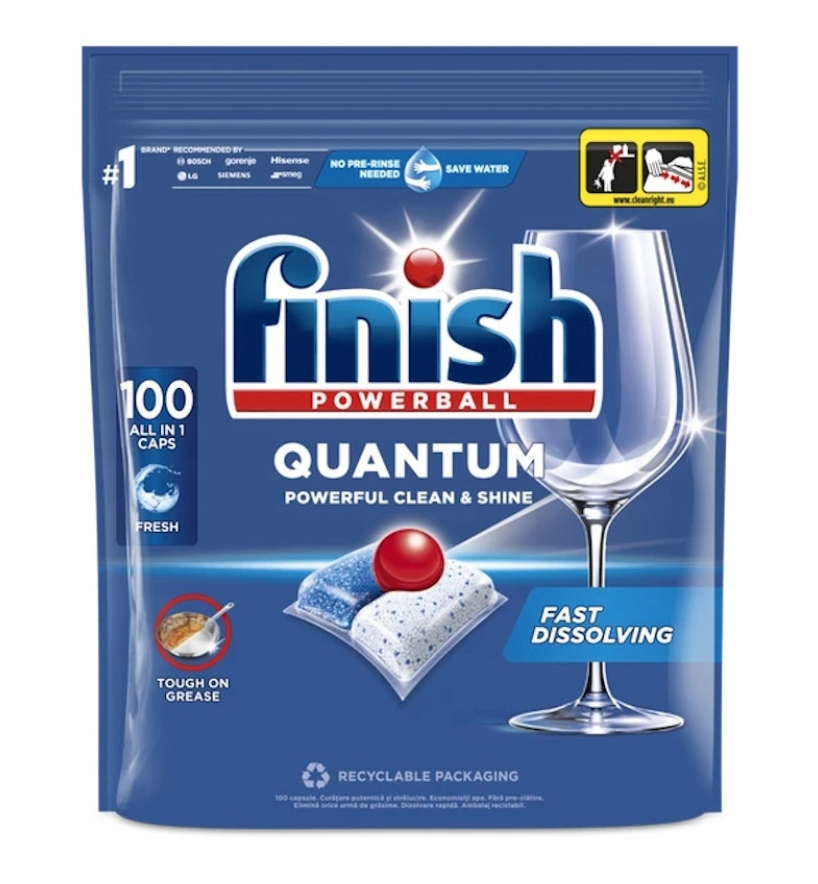 Levně Finish Kapsle Quantum 100 Kapslí